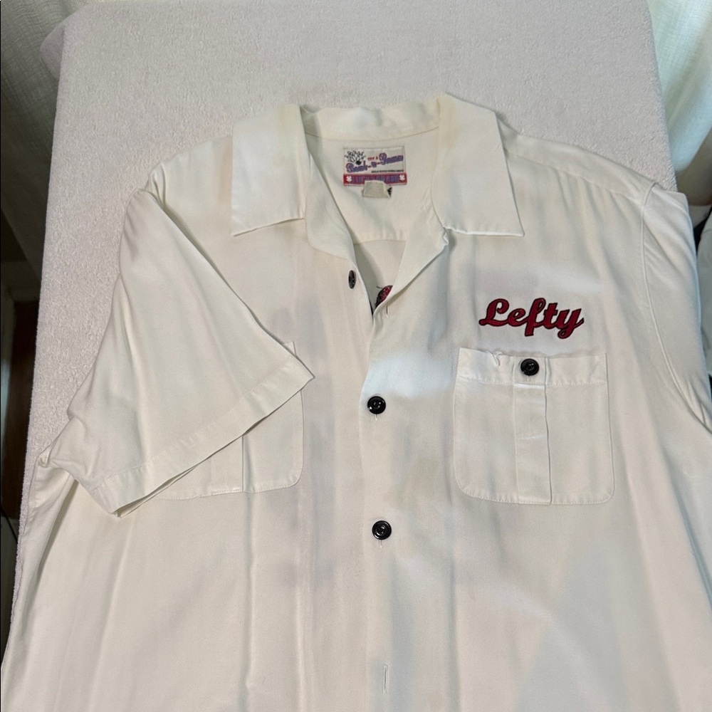 Lucky Brand Cream Men's Casual Button Down Shirt
